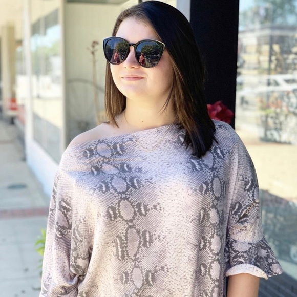 Python Switch Neck Top - Picture 1 of 3